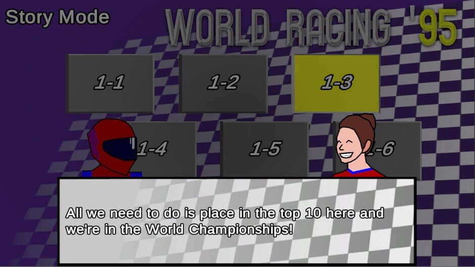Скриншот 4 из World Racing '95