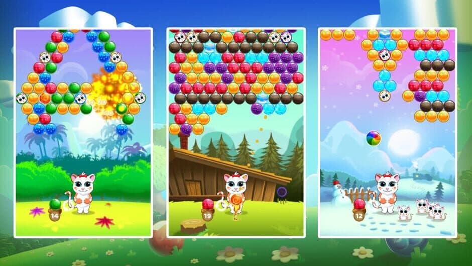 Скриншот 1 из Bubble Cats Rescue