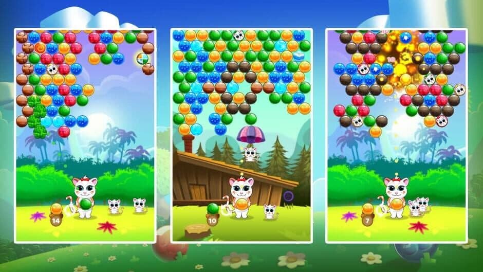 Скриншот 2 из Bubble Cats Rescue