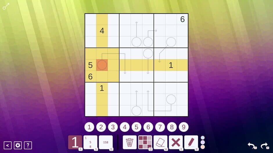 Скриншот 1 из Arrow Sudoku