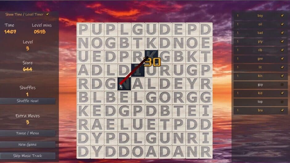 Скриншот 1 из Word Hunt Fever