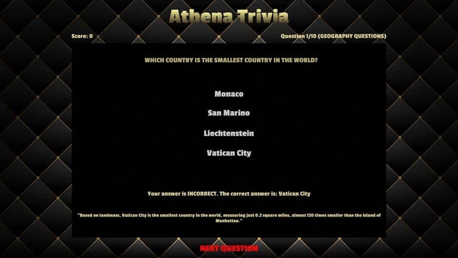 Скриншот 3 из Athena Trivia