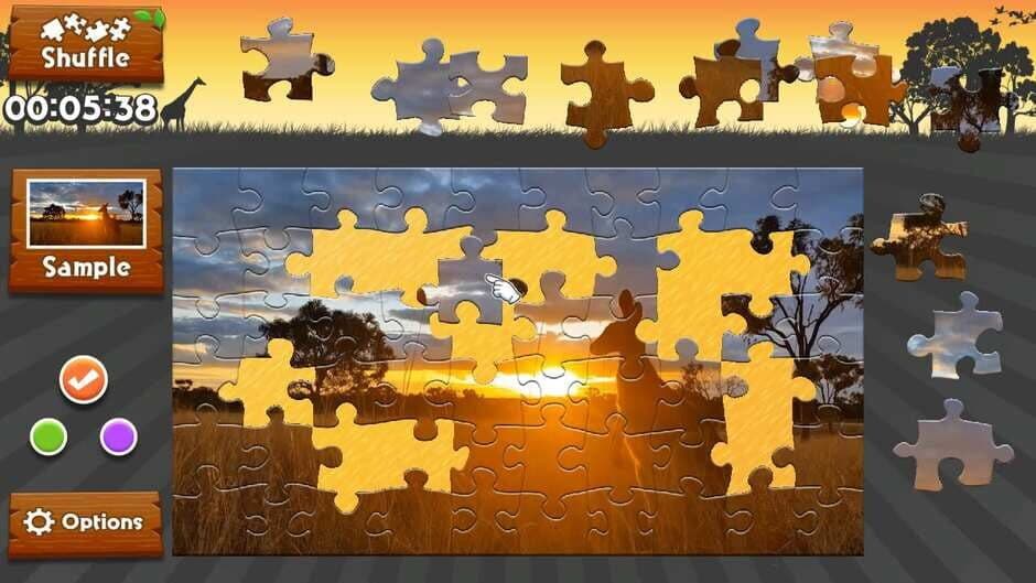 Скриншот 1 из Animated Jigsaws: Wild Animals