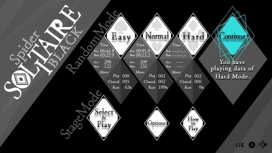 Скриншот 1 из Spider Solitaire Black