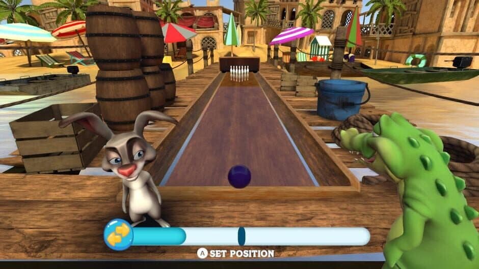 Скриншот 1 из Happy Animals Bowling