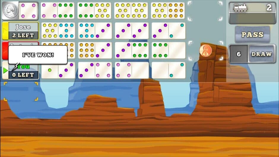 Скриншот 1 из Mexican Train Dominoes Gold