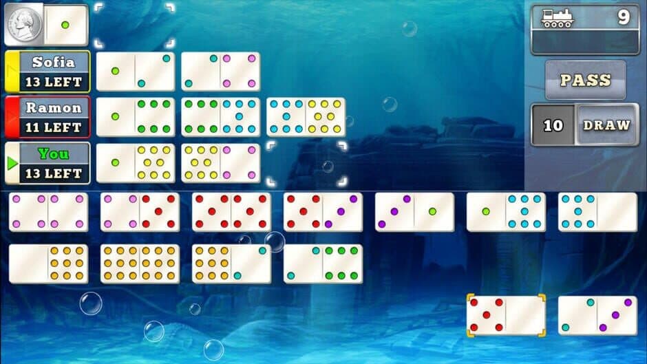 Скриншот 2 из Mexican Train Dominoes Gold