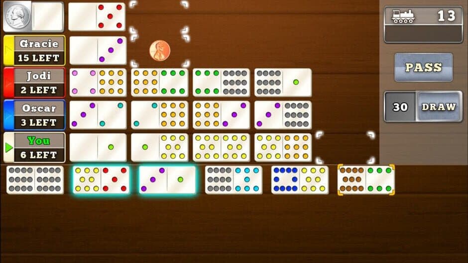 Скриншот 3 из Mexican Train Dominoes Gold