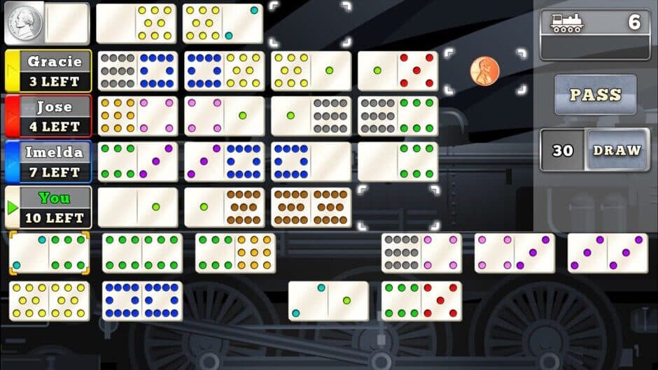 Скриншот 4 из Mexican Train Dominoes Gold