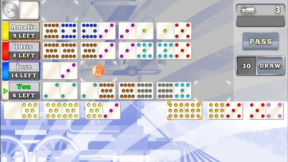 Скриншот 5 из Mexican Train Dominoes Gold