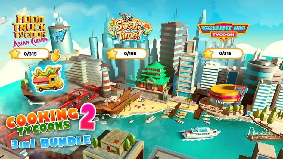 Скриншот 1 из Cooking Tycoons 2: 3 in 1 Bundle
