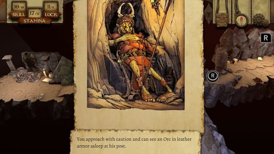 Скриншот 2 из The Warlock of Firetop Mountain: Goblin Scourge Edition!