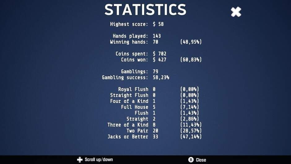 Скриншот 2 из Jacks or Better: Video Poker