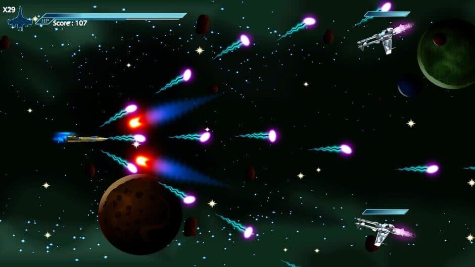 Скриншот 2 из Retro Arcade Shooter - Attack from Pluto