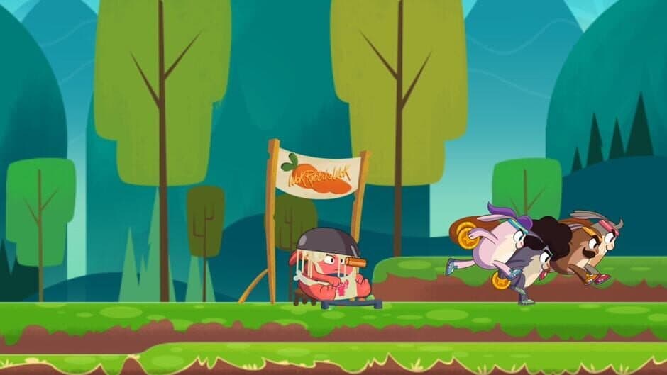 Скриншот 4 из Rocket Rabbit - Coin Race