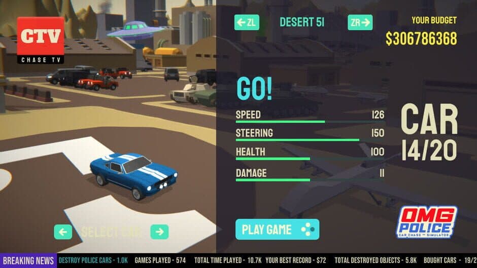 Скриншот 2 из OMG Police: Car Chase TV Simulator