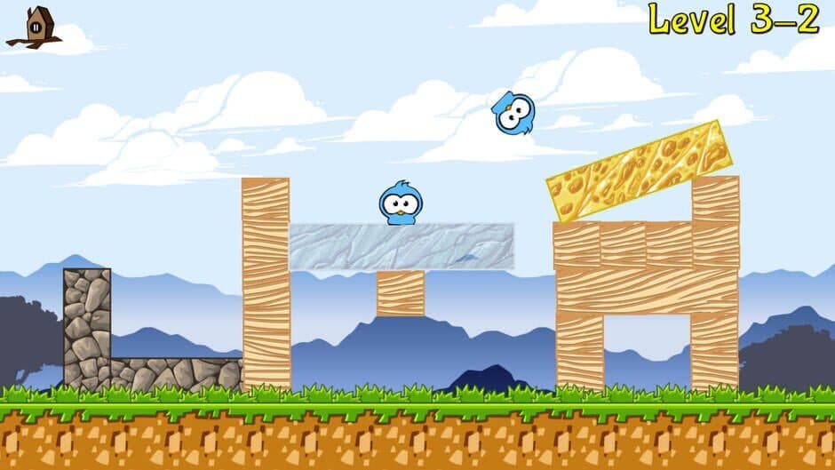 Скриншот 1 из Birds and Blocks