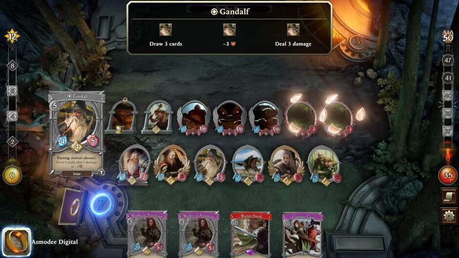Скриншот 3 из The Lord of the Rings: Adventure Card Game - Definitive Edition