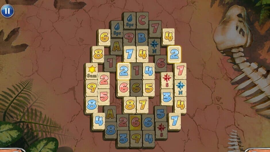 Скриншот 5 из Jurassic Mahjong