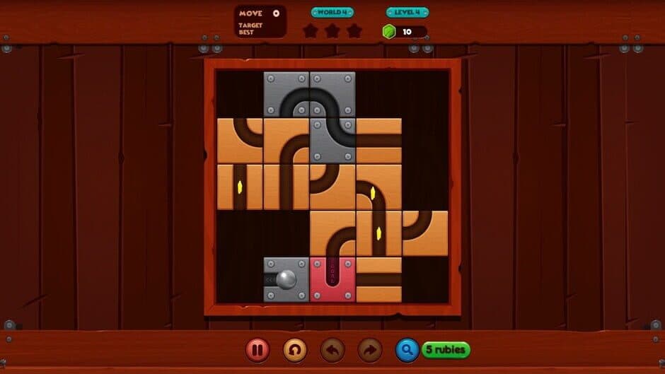 Скриншот 1 из Let it roll slide puzzle