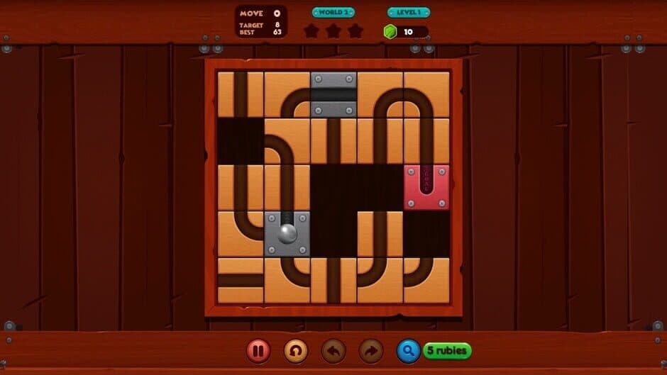 Скриншот 2 из Let it roll slide puzzle