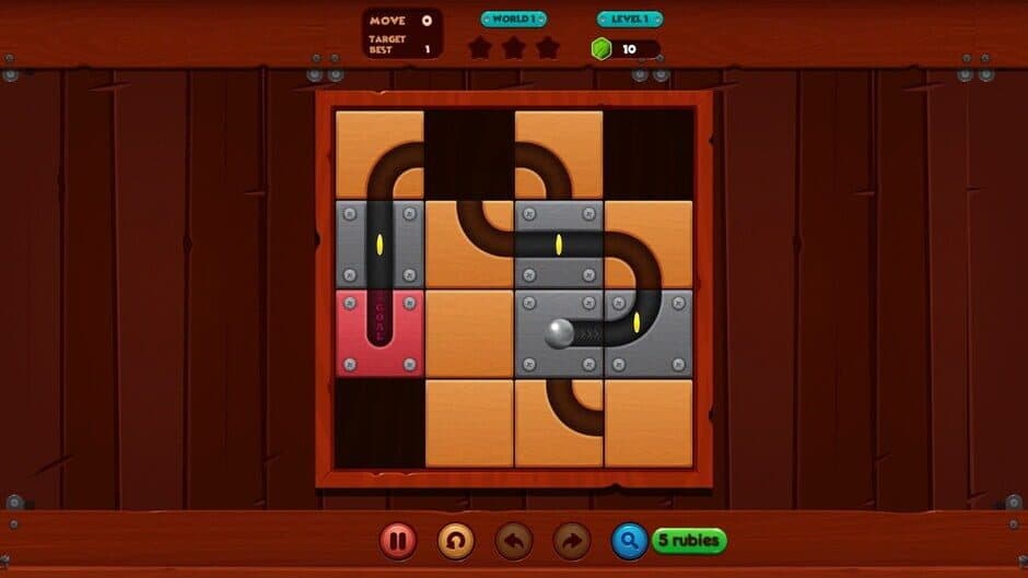 Скриншот 3 из Let it roll slide puzzle