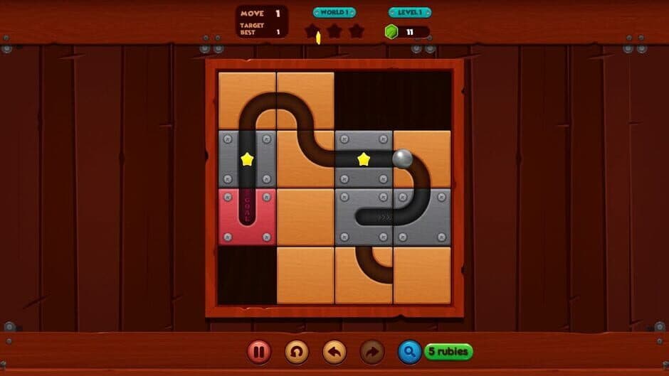 Скриншот 4 из Let it roll slide puzzle