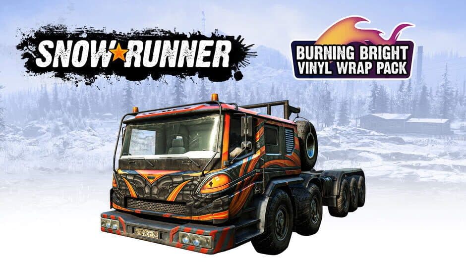 Скриншот 1 из SnowRunner: Burning Bright Vinyl Wrap Pack