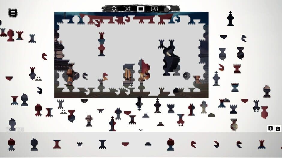Скриншот 1 из Shinobi's Way - a jigsaw chess tale
