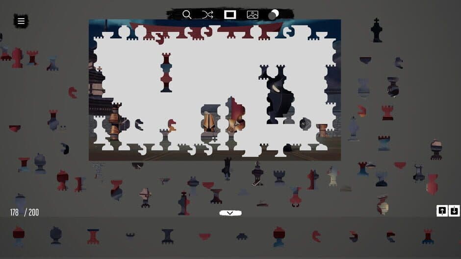 Скриншот 5 из Shinobi's Way - a jigsaw chess tale