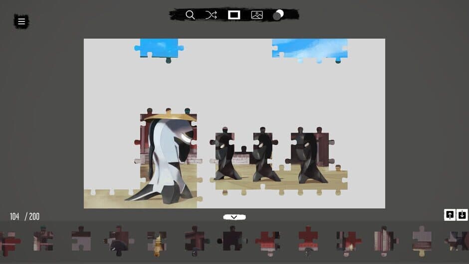 Скриншот 6 из Shinobi's Way - a jigsaw chess tale