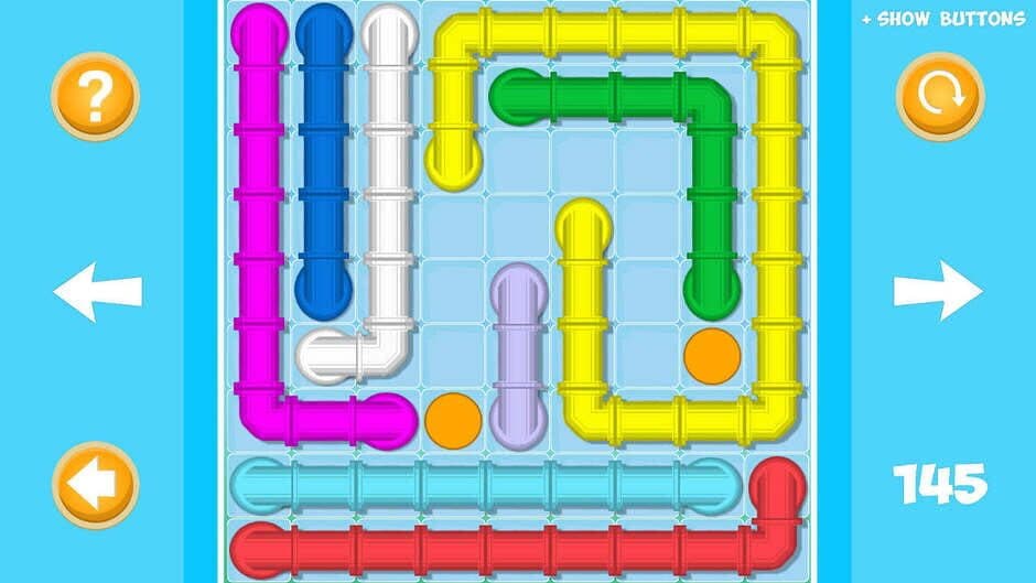 Скриншот 3 из Connect Color Dots: Fun Water Flow Pipe Line Art Puzzle Game