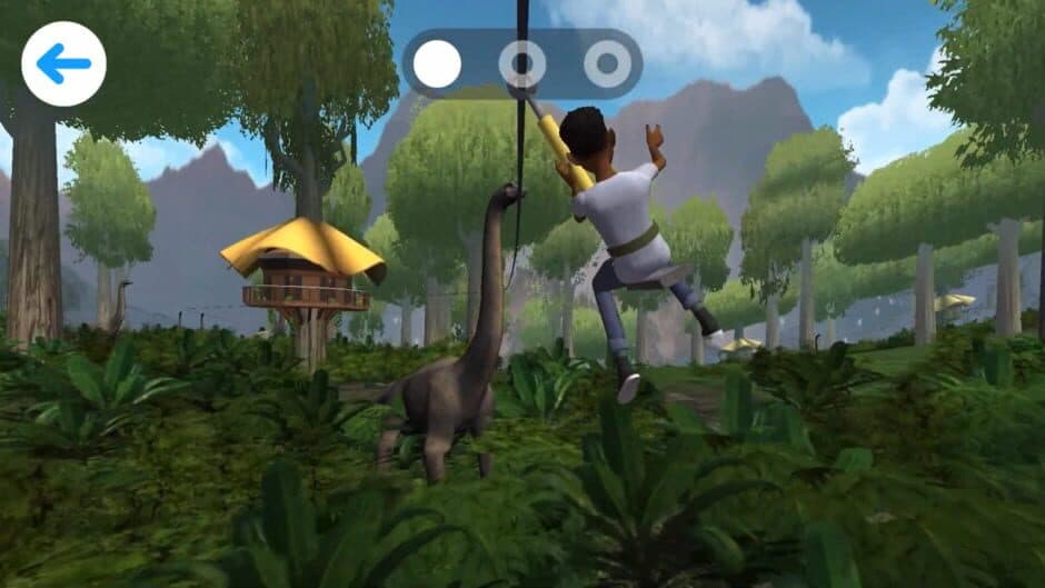 Скриншот 1 из Jurassic World: Camp Cretaceous - Zipline Minigame