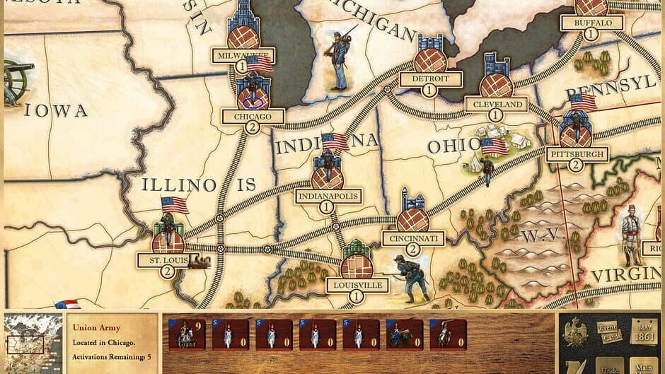 Скриншот 1 из Victory and Glory: The American Civil War