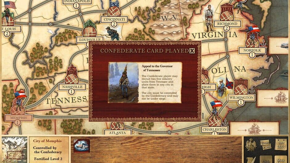 Скриншот 6 из Victory and Glory: The American Civil War