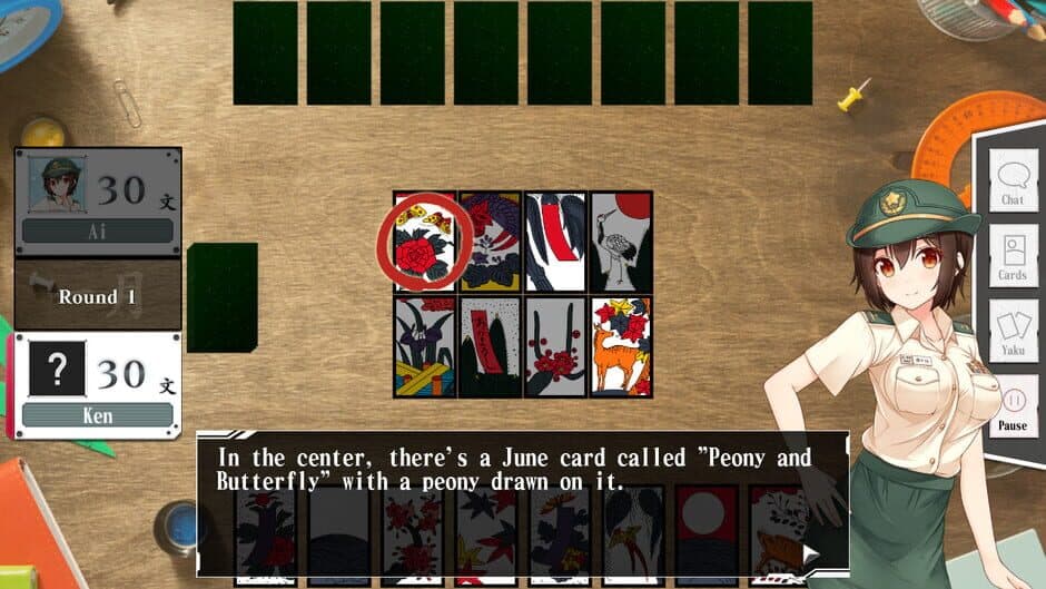Скриншот 9 из Bishoujo Battle Hanafuda Koi-Koi