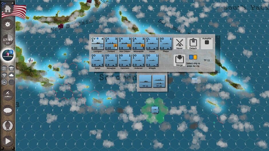 Скриншот 4 из Carrier Battles 4 Guadalcanal: Pacific War Naval Warfare