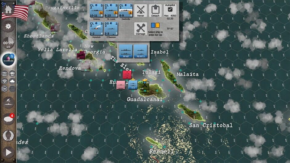 Скриншот 11 из Carrier Battles 4 Guadalcanal: Pacific War Naval Warfare