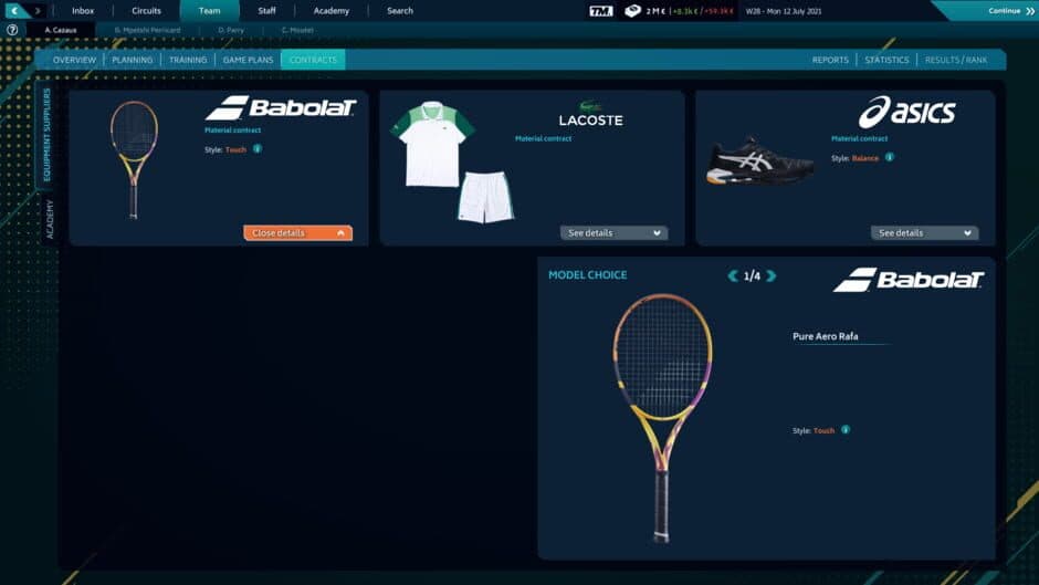 Скриншот 4 из Tennis Manager 2021
