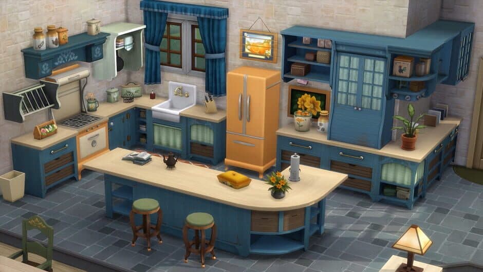 Скриншот 2 из The Sims 4: Country Kitchen Kit