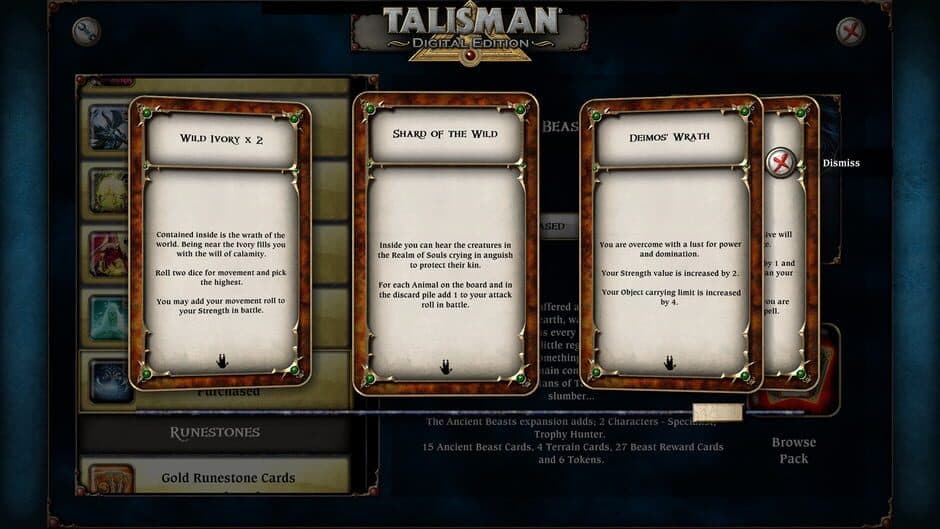 Скриншот 1 из Talisman: The Ancient Beasts