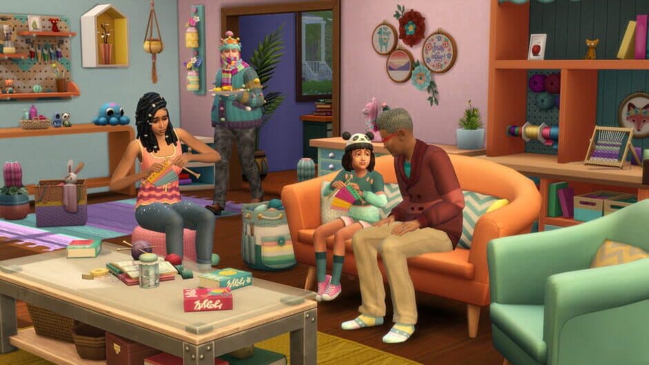 Скриншот 3 из The Sims 4: Nifty Knitting Stuff