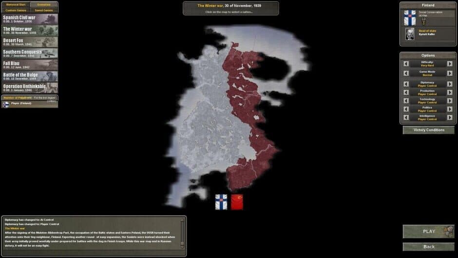 Скриншот 6 из Hearts of Iron III: Their Finest Hour