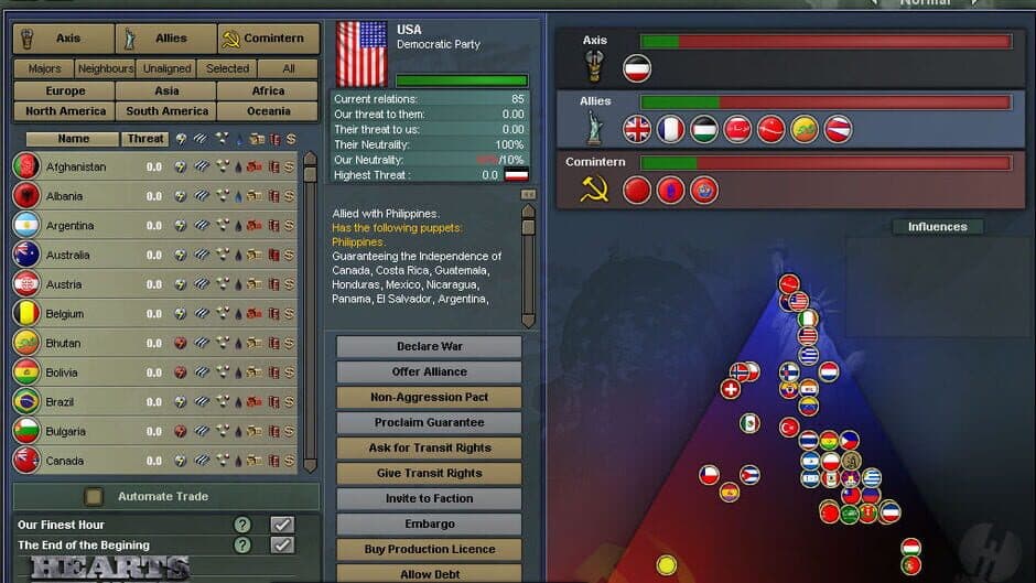 Скриншот 5 из Hearts of Iron III: For the Motherland