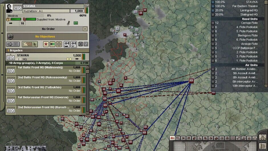 Скриншот 6 из Hearts of Iron III: For the Motherland