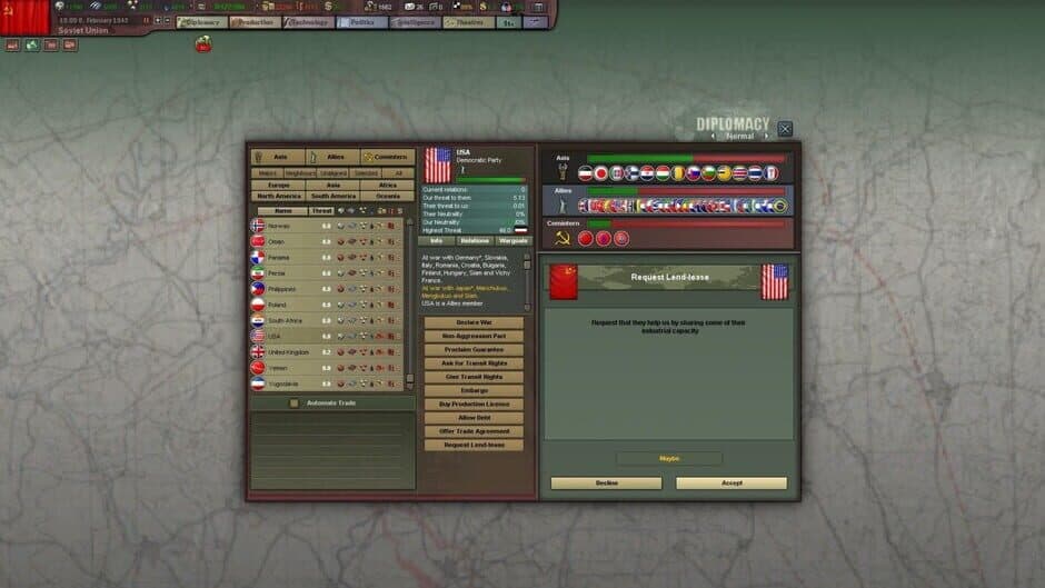Скриншот 2 из Hearts of Iron III: Their Finest Hour