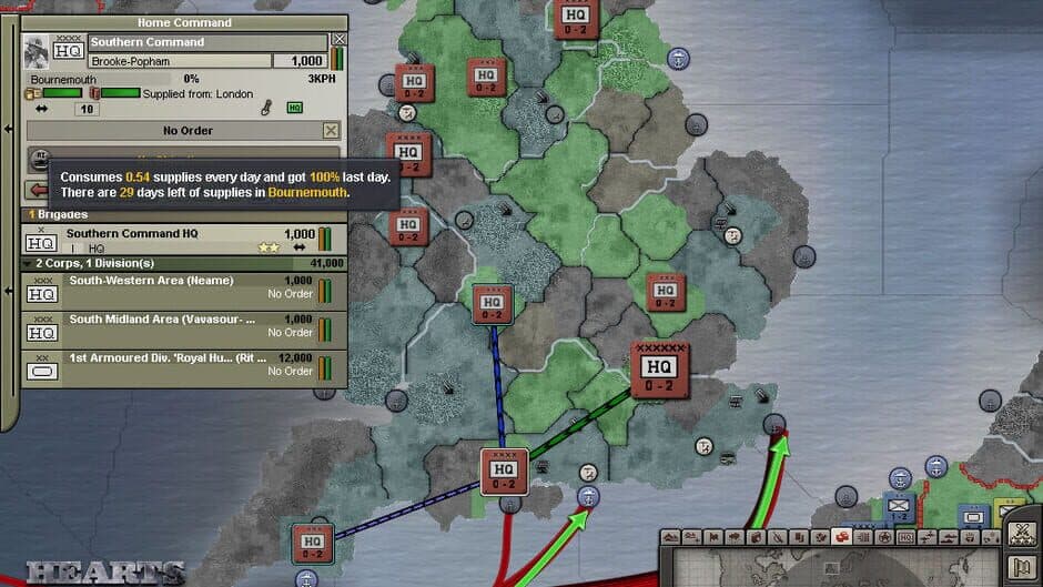 Скриншот 9 из Hearts of Iron III: For the Motherland