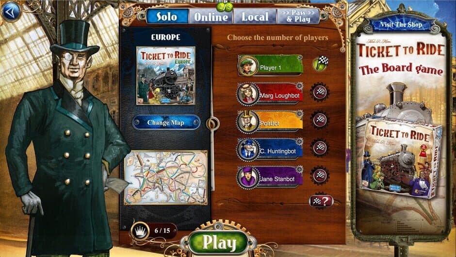 Скриншот 1 из Ticket to Ride: Europe