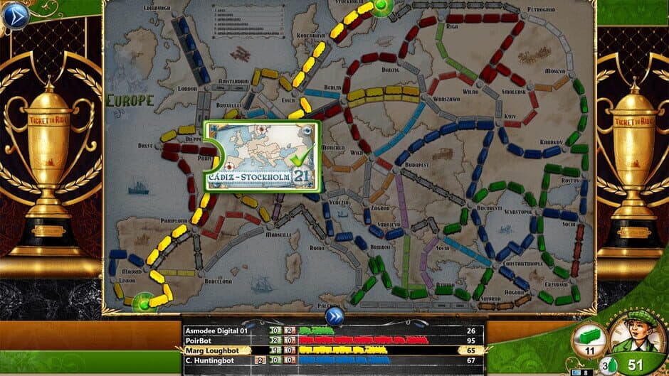 Скриншот 3 из Ticket to Ride: Europe