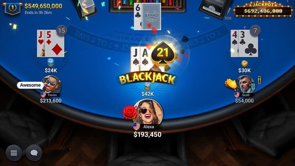 Скриншот 1 из Blackjack Championship